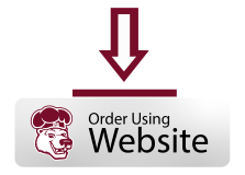 Mobile ordering online using website