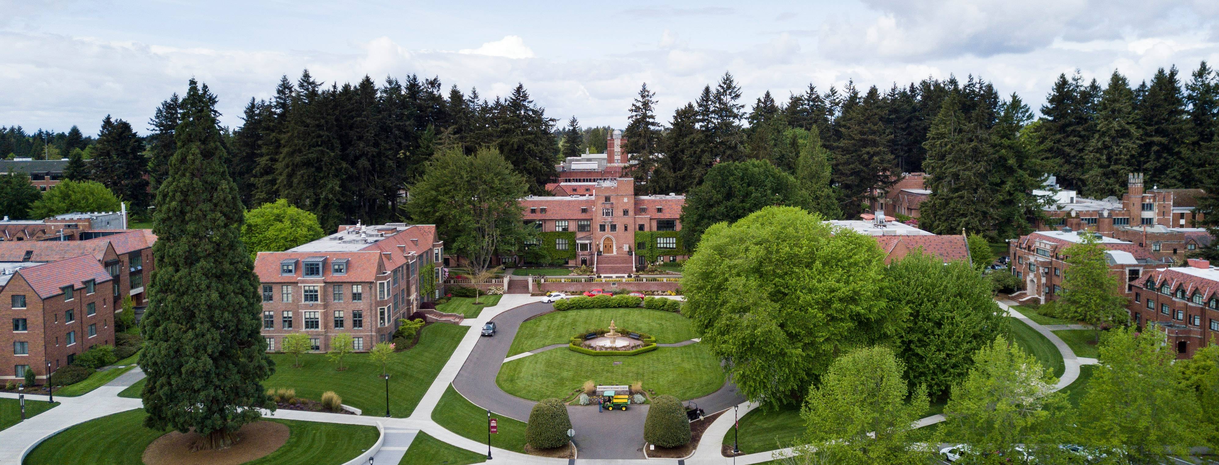 Aerial view of Jones Circle
