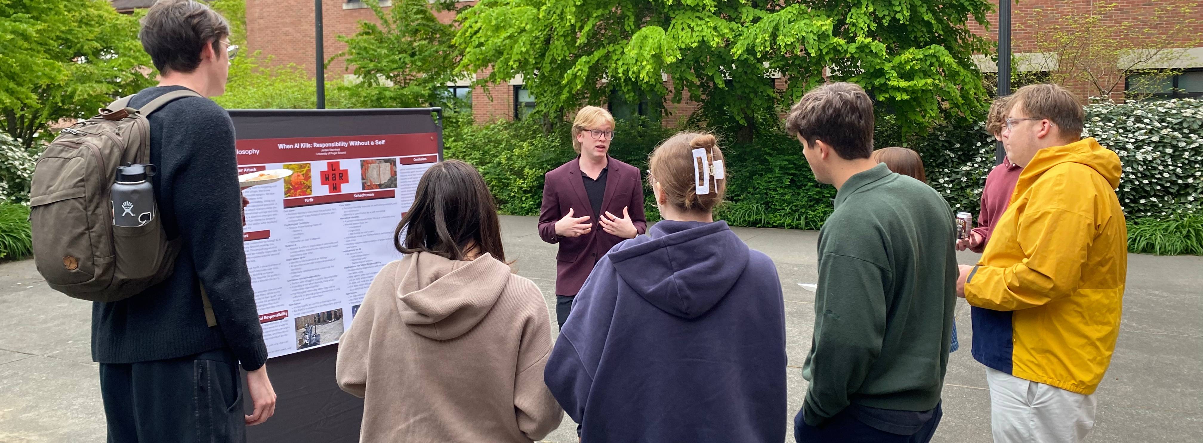 Student research presentation