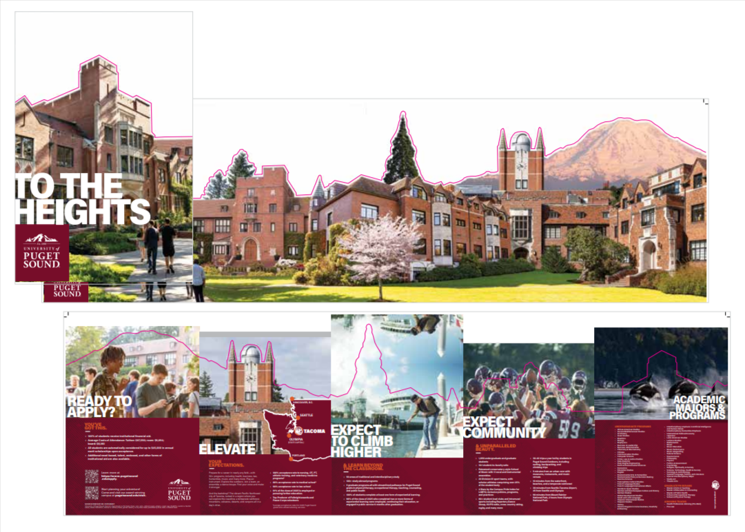 Enrollment cut out piece