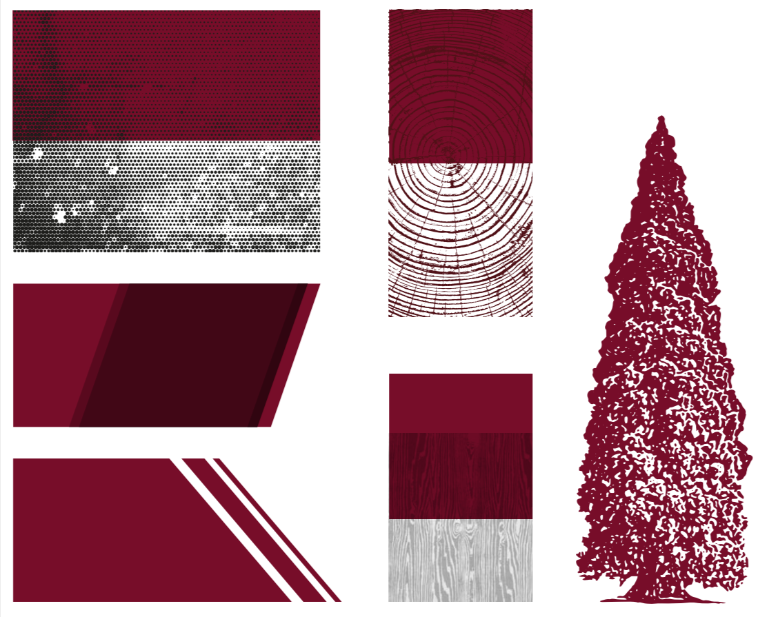Brand art and texture examples