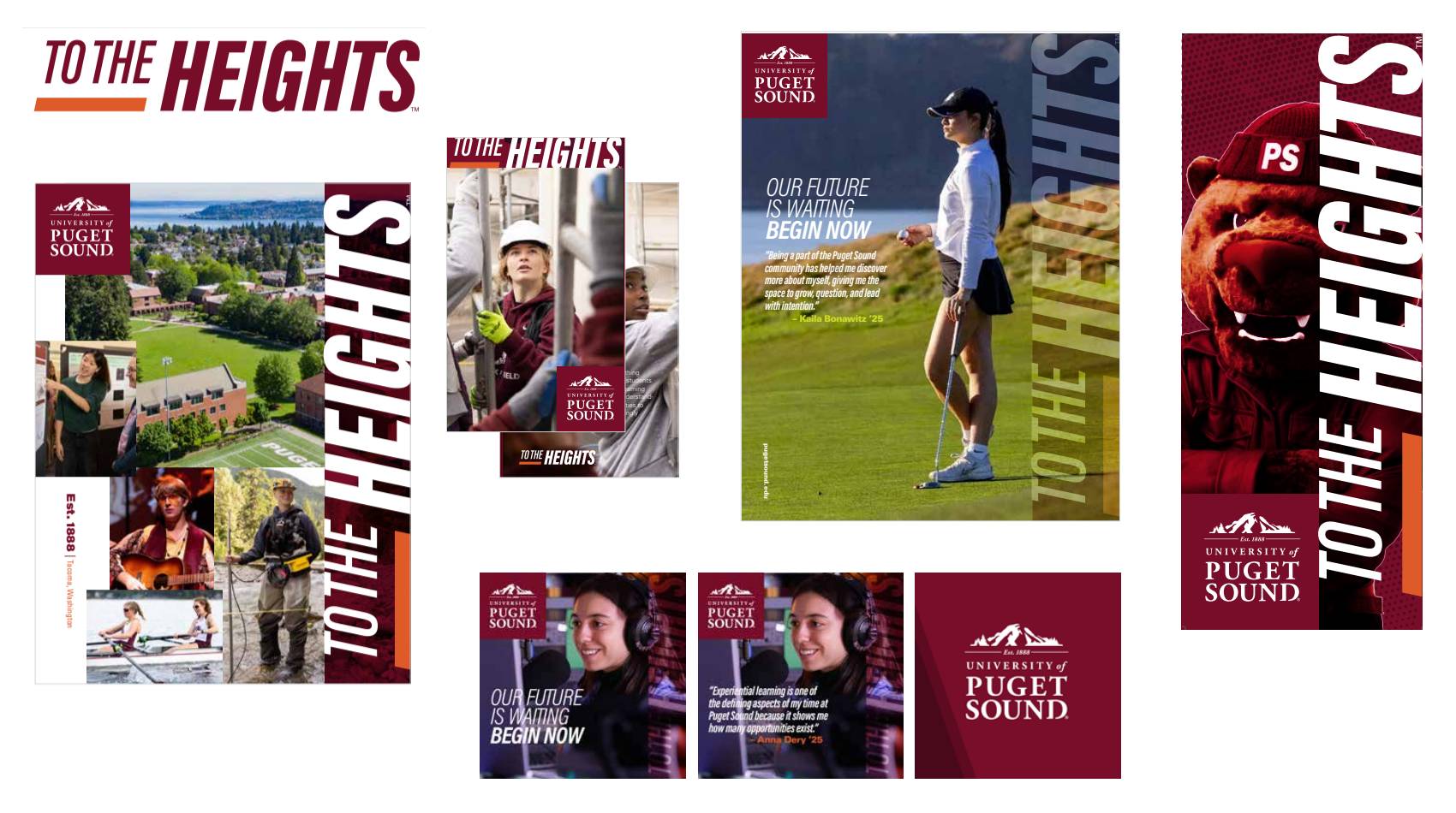 To the heights branding examples