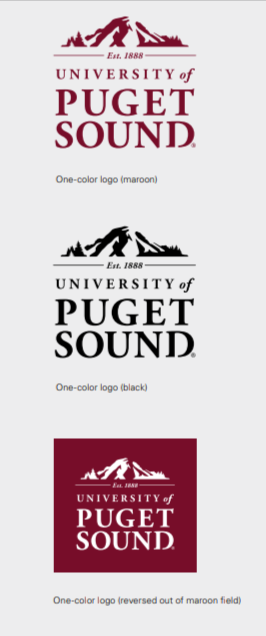 Acceptable logo colors