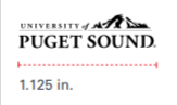 Smallest allowed use of the secondary logo