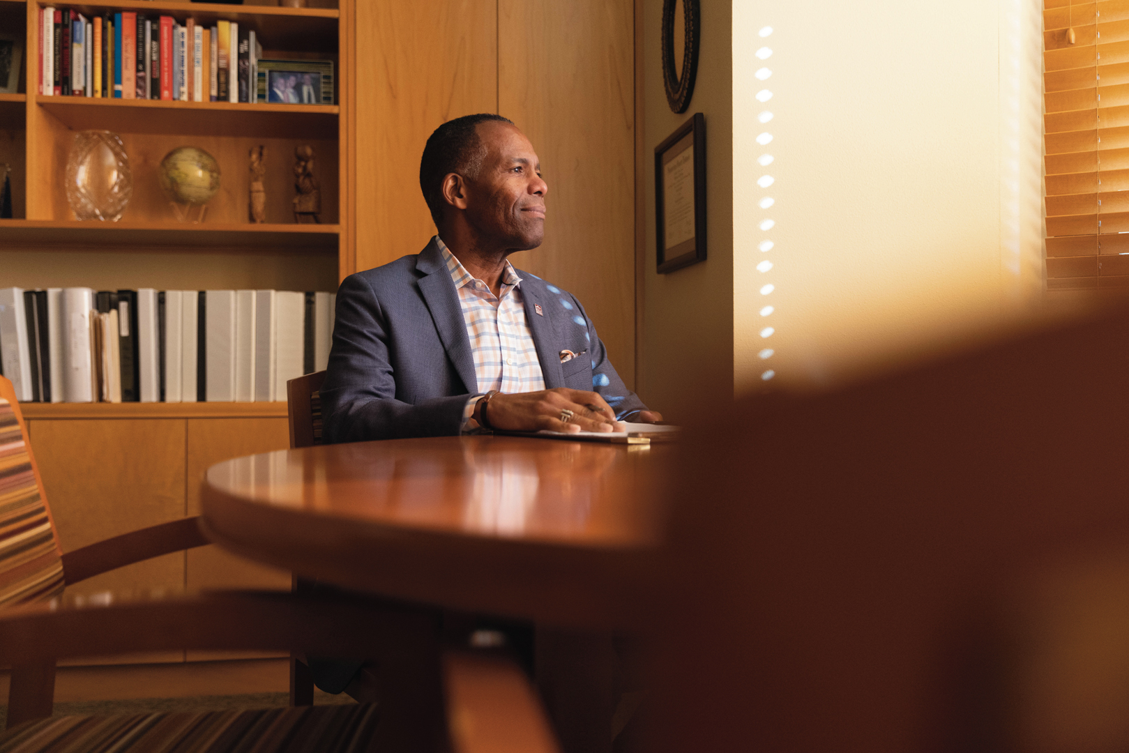 President Isiaah Crawford Office Portrait