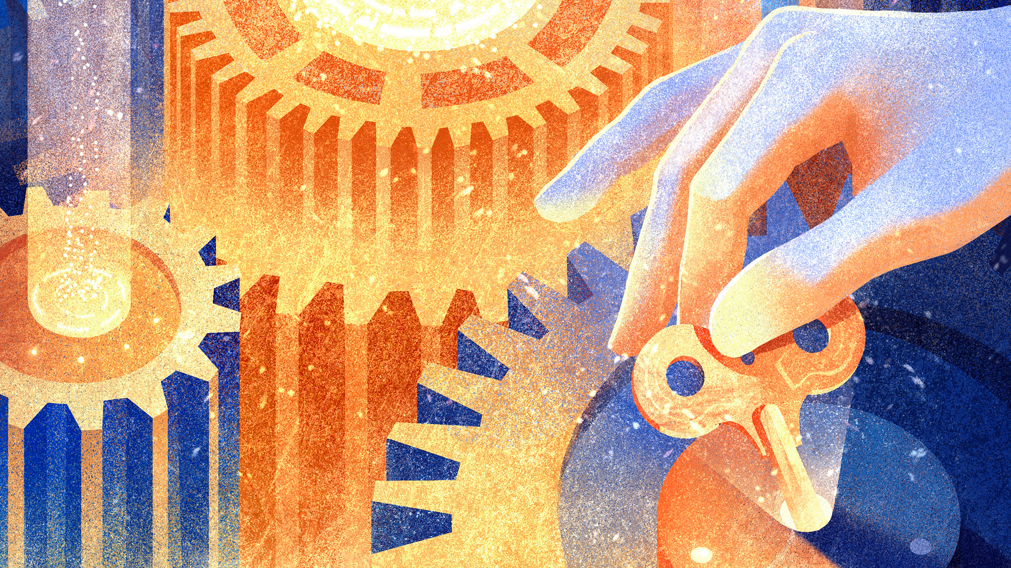 AI and human values. Illustration by Daria Lada.