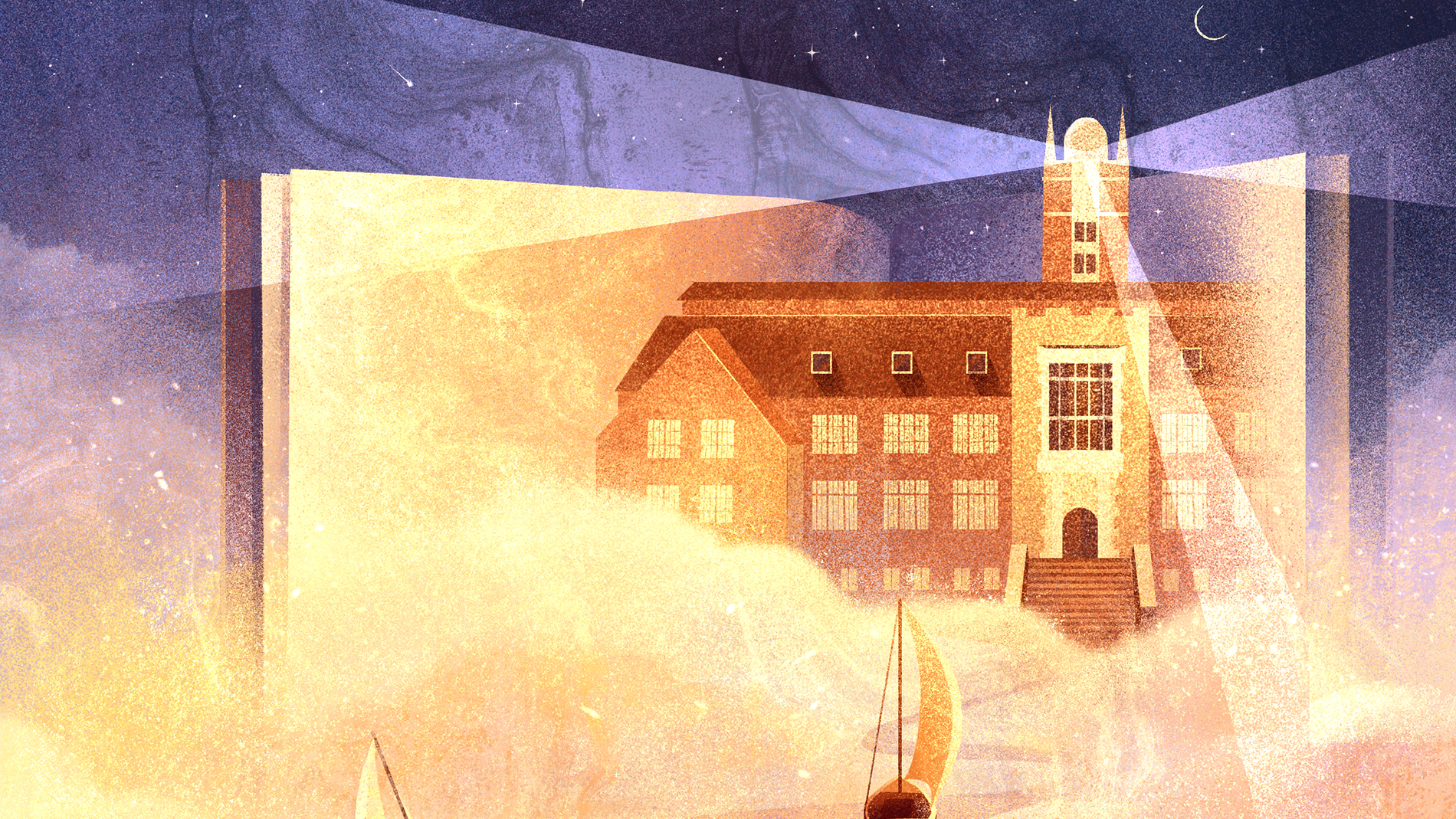 Student scholarships. Illustration by Daria Lada.