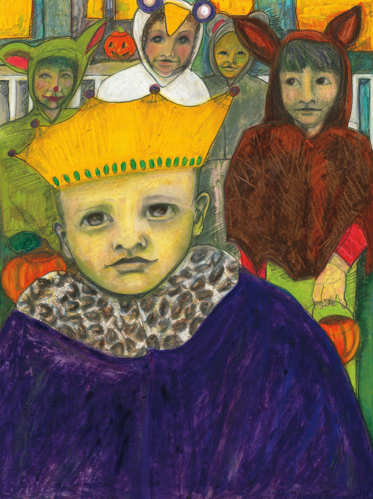 boyqueen600.png Boy Queen. Oil pastel and graphite on paper. 18x24 in.