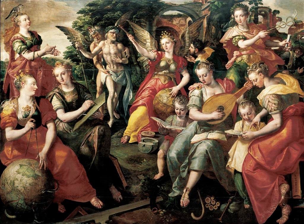 capn.jpg Maerten de Vos. Allegory of the Seven Liberal Arts. 1590. Oi