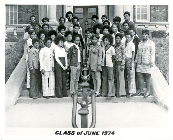 Mrs. Reed's 8th-grade class, Hamilton School in St. Louis, 1