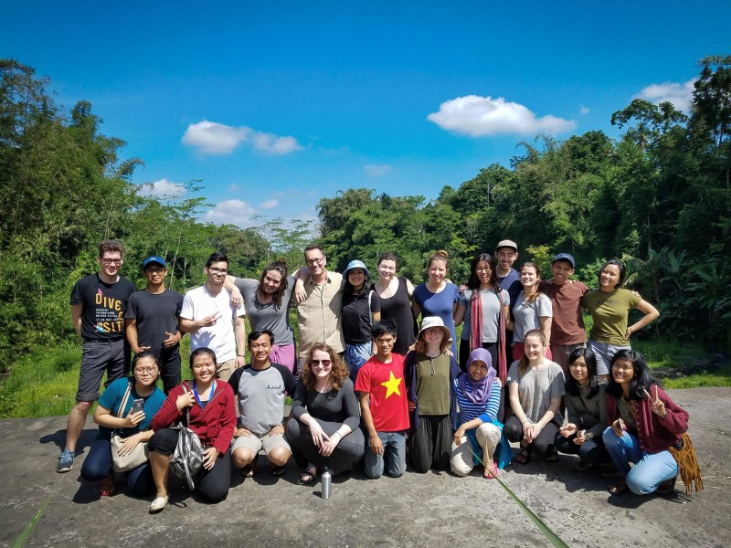 2017 LIASE field school at Dusun Sumbaran, near Mount Merapi