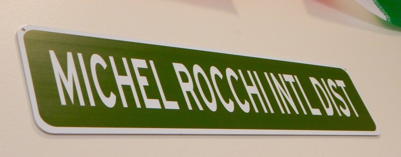 Michel Rocchi International District sign