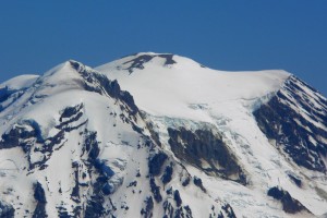 View of snowy mountains