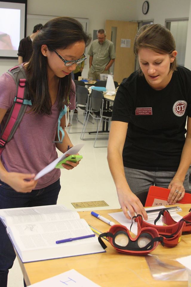 OT Student at open house