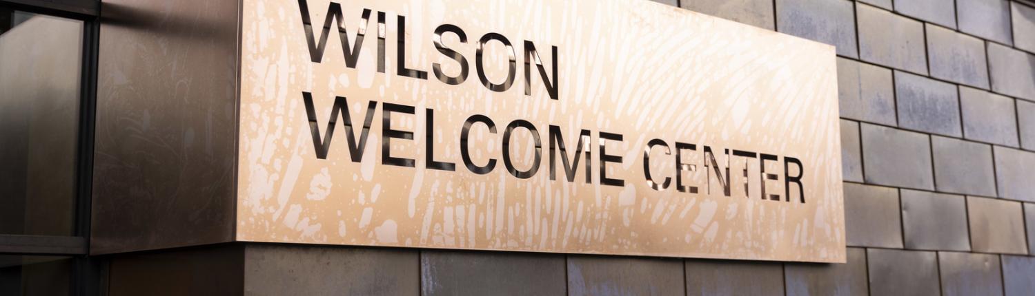 Wilson Welcome Center signage