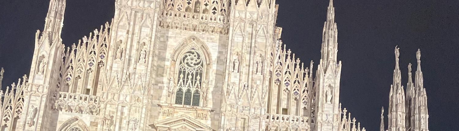 The Duomo in Milan, Italy. Photo courtesy of Leonardo Hall ’23.