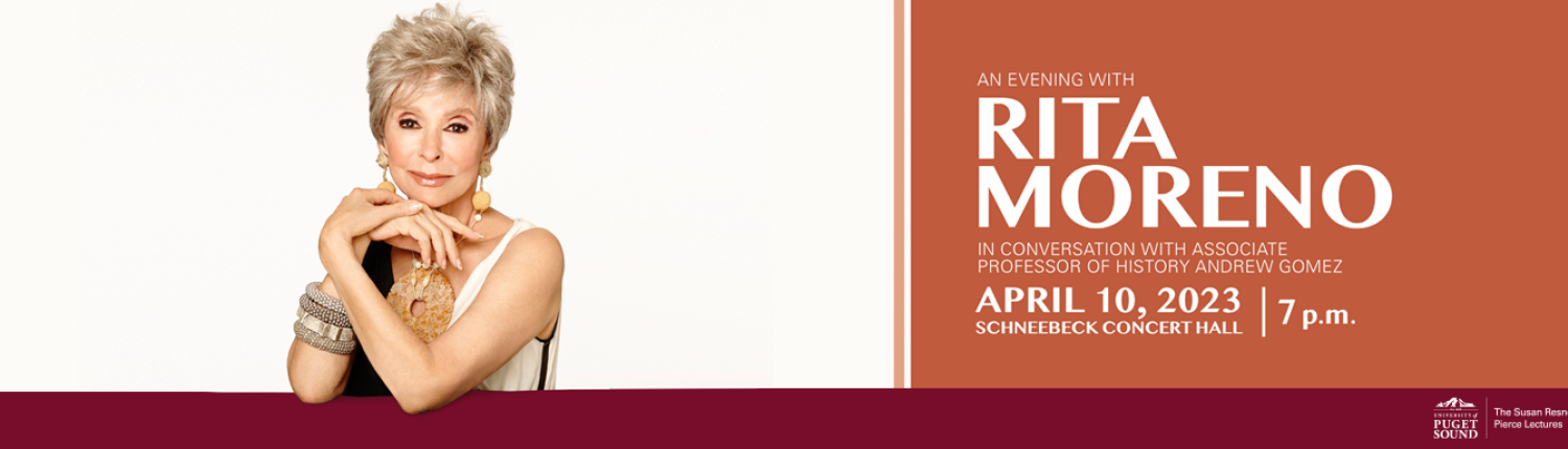 Rita Moreno Pierce Lecture web banner 2023
