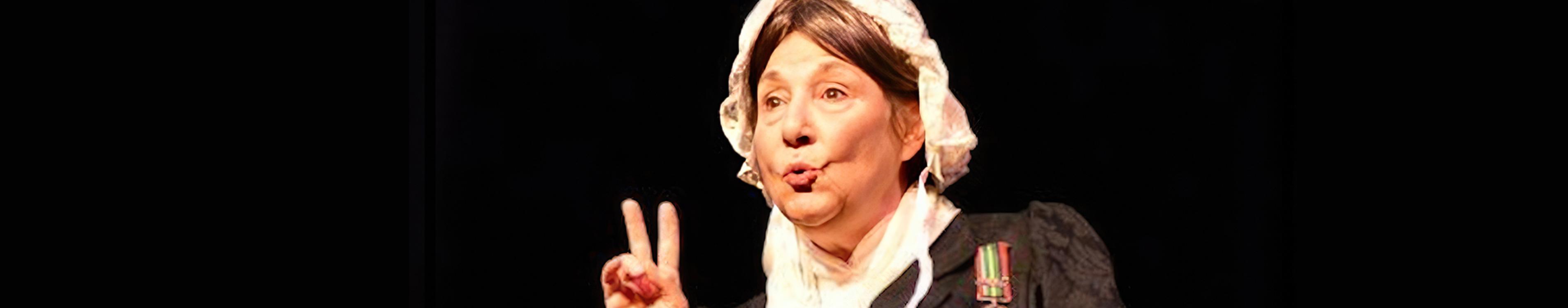 Candy Campbell ’70 as Florence Nightingale.