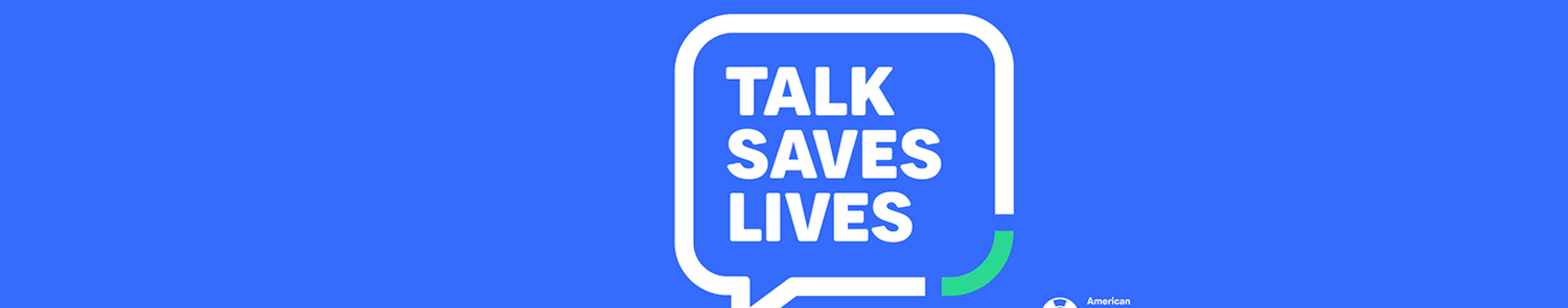 Talk saves lives