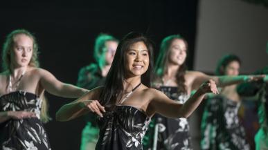 Students perform at the annual Spring Lu`au