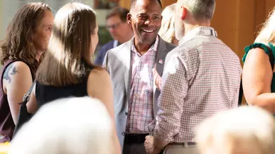 President Isiaah Crawford at Summer Reunion Weekend 2025.