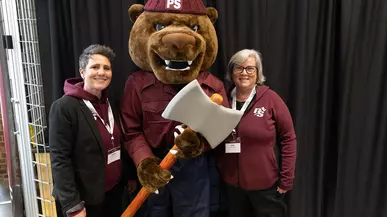 Chelsea Herman, Amy Hackett and Grizz