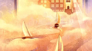 Student scholarships. Illustration by Daria Lada.