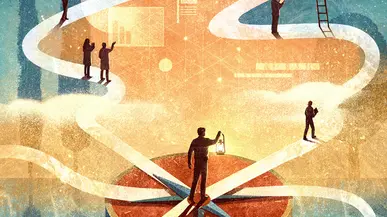 Summer Research. Illustration by Daria Lada.