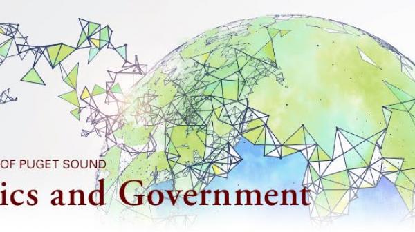 Politics and government banner illustration