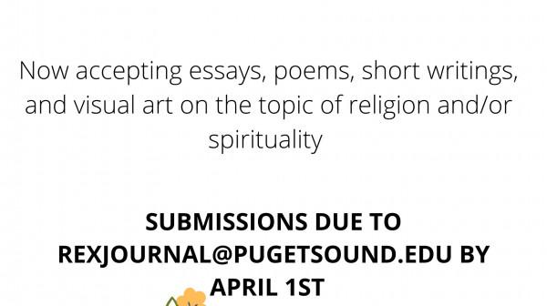 Poster inviting submissions to Relics Journal