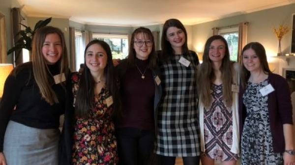Group photo of Phi Beta Kappa inductees