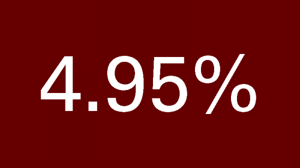 4.95%