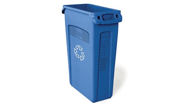 Slim recycling bin