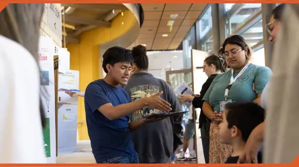 Summer Academic Challenge students present their final project.