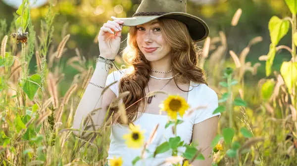 a girl posing for a photo