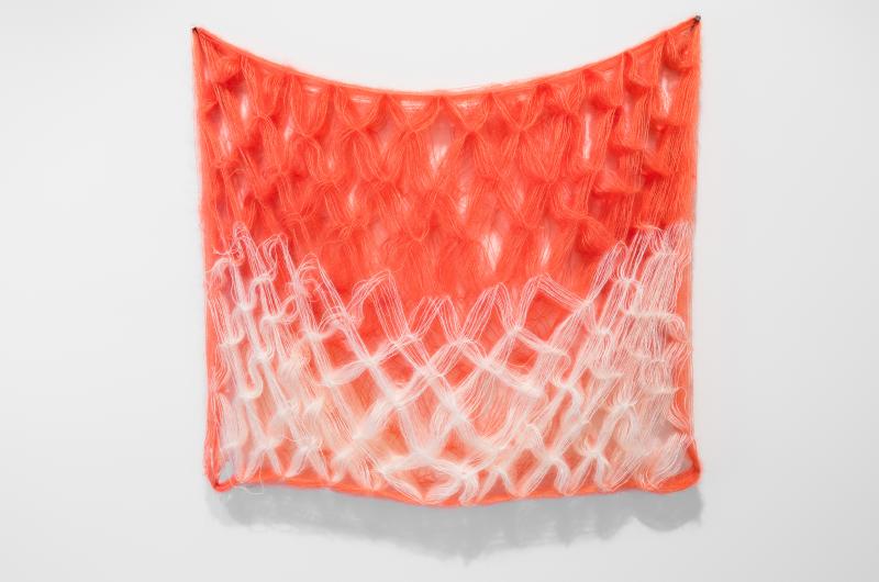 Net without Knots - Orange and White
