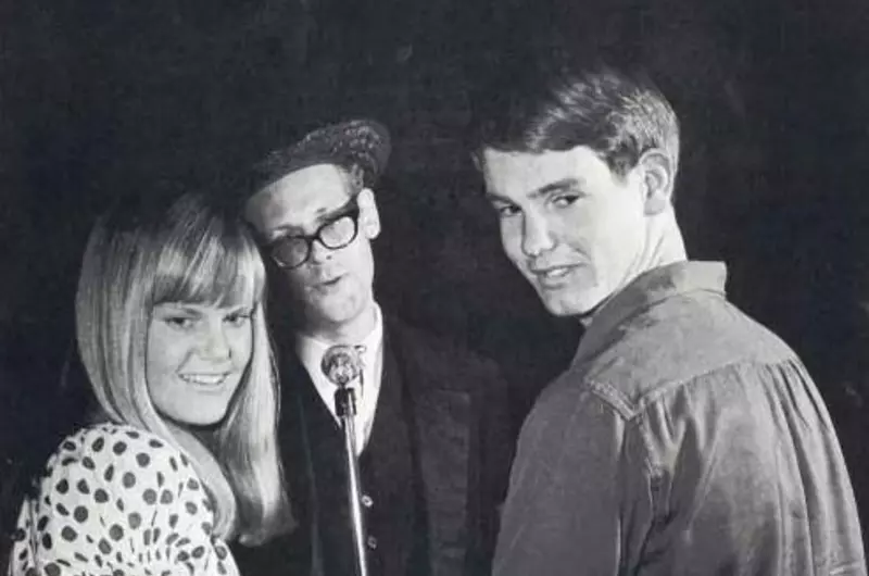 Susan Martin Ricklefs ‘71, Michael Rich ‘70, and Chaplain Jeff Smith ‘62