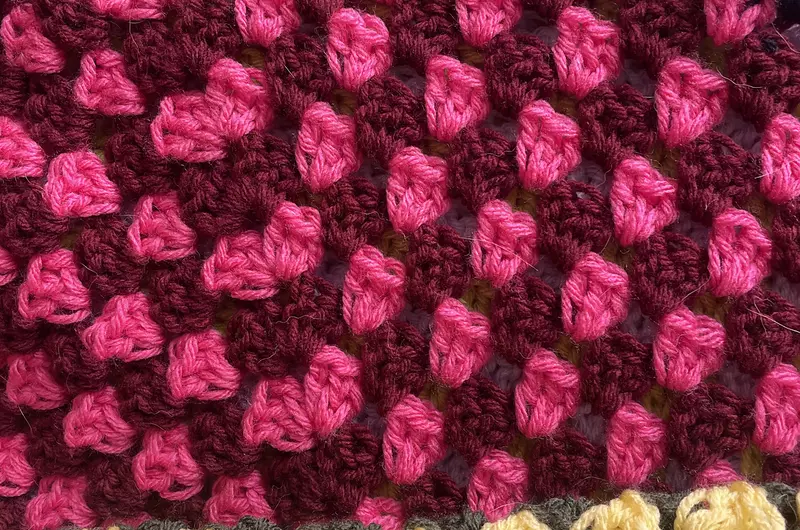 Granny Square Sweater by Geneveieve Greblo ’20