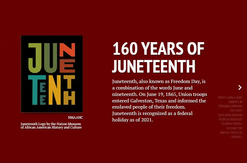 Juneteenth timeline