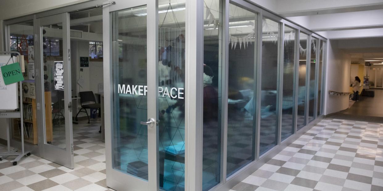 The Maker Space in Collins Memorial Library