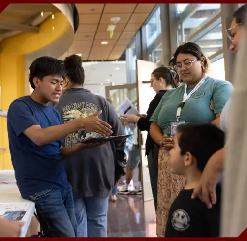 Summer Academic Challenge students present their final research.