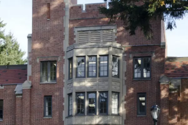 Brick building exterior