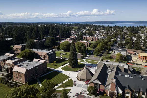 Campus aerial shot.