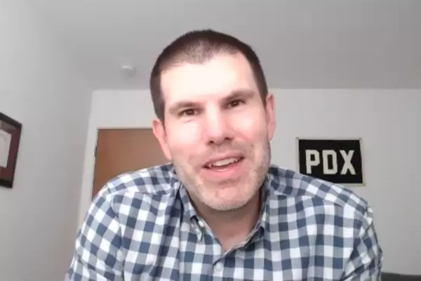 man talking