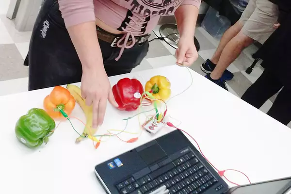 Making It in the Makerspace Banner - Fruit on Piano