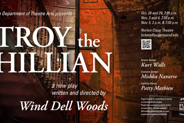 Troy the Hillian play poster