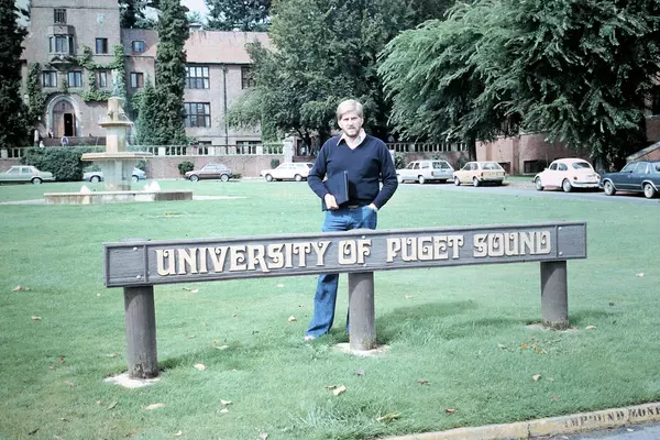 Houston Dougharty on the Puget Sound campus in 1979