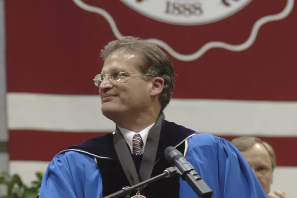 President Emeritus Ronald R. Thomas at his inauguration.