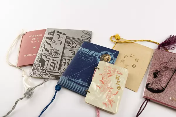 A collection of dance cards from the early-to-mid 20th century.