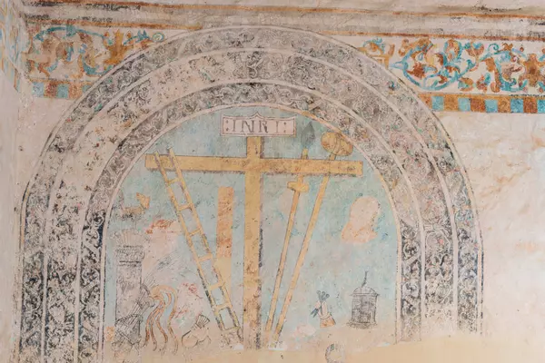 Mural uncovered by Linda Williams in the Yucatan region of Mexico.